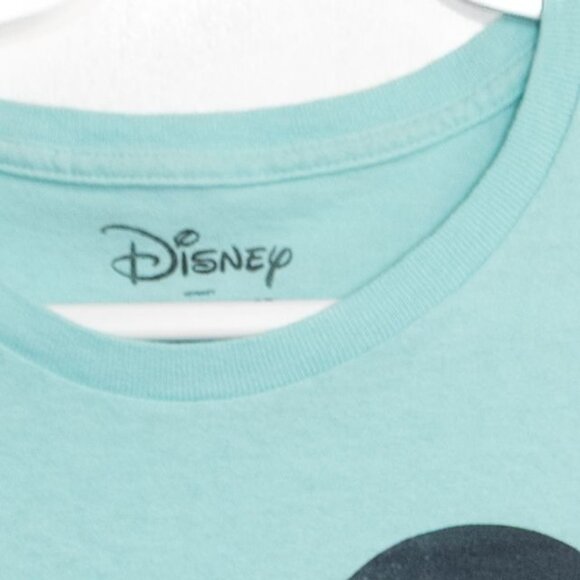 Disney Mickey Mouse Size 2X Distressed Vintage Style Graphic Tee in Mint Green - Picture 2 of 8